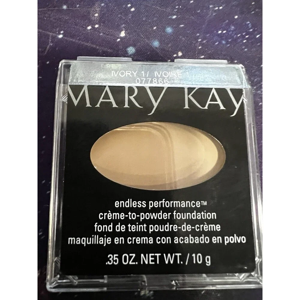 Mary Kay IVORY 1 Endless Performance Creme to Powder Foundation .35 oz new
